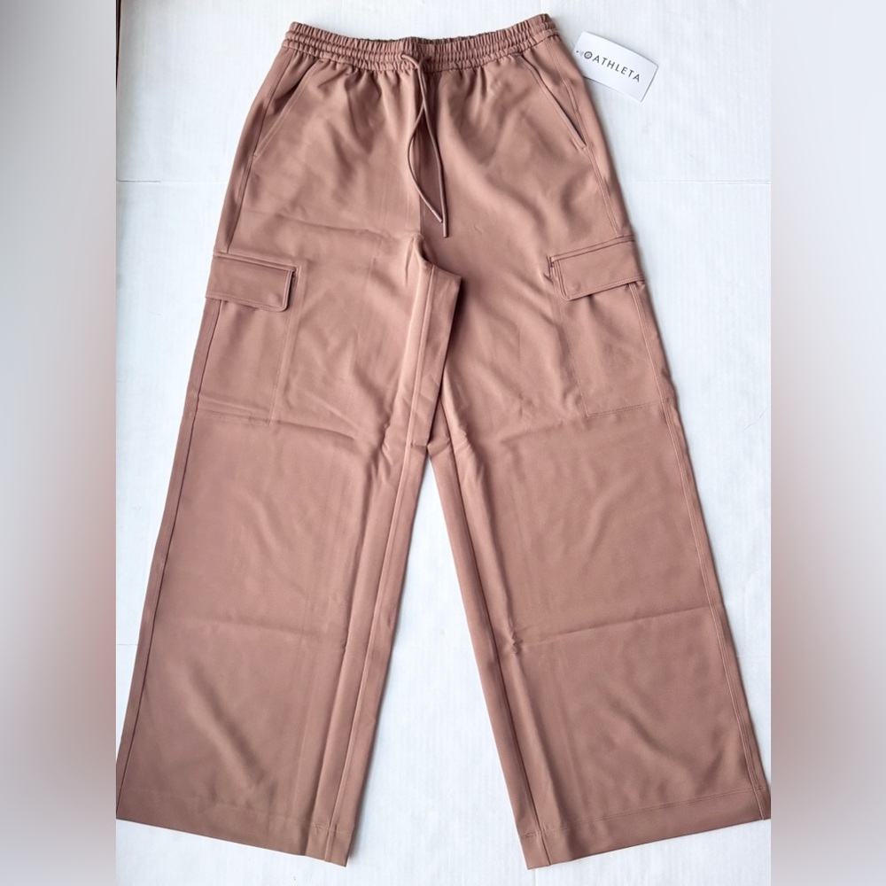Athleta Promenade High Rise Cargo Pant in Walnut Size Small NWT - Picture 6 of 16